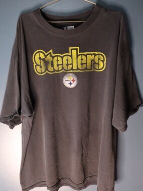 NFL Vintage Pittsburgh Steelers Black Tee | 3XL